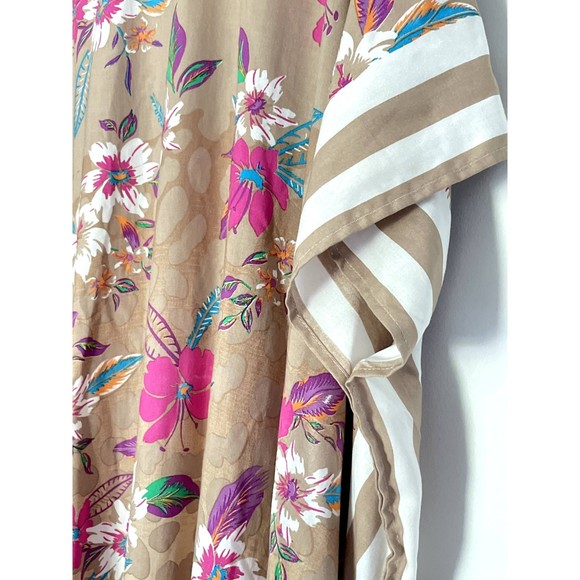 Steve Madden Floral Handkerchief Duster Kimono One Size  Neutral Boho New NWT - Picture 8 of 14